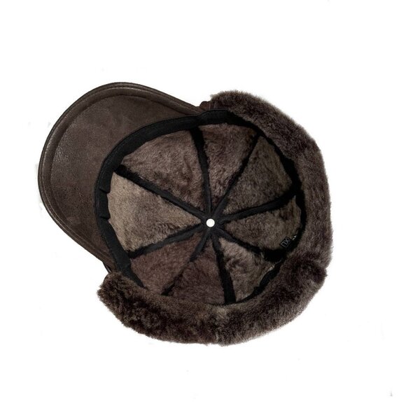 Lukkizara's Real Shearling Sheepskin Leather Trapper Hat | Aviator Hat - Picture 7 of 8